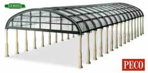 BNIB OO Gauge PECO LK-20X Overall Station Roof Kit (2 Units) - Foto 1 di 2