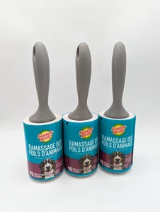 (3er Pack) Extra klebender Fusselroller, 95 Blatt, Tierhaar-, Fussel- & Staubentfernung - Bild 1 von 1