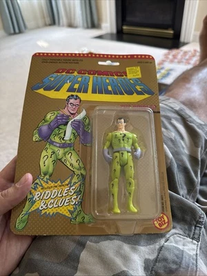 D C Comics Super Heroes "The Riddler" 1989 Toy Biz - Como nuevo en tarjeta  Foto 1 de 4