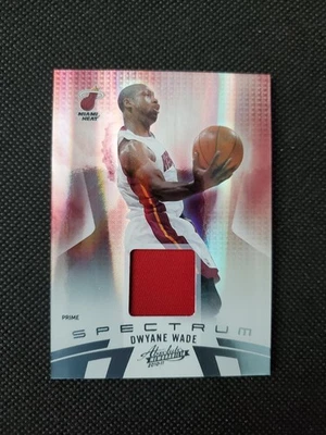 2010-11 DWYANE WADE ABSOLUTE MEMORABILIA MATERIALS SPECTRUM PRIME SP #5/5 PANINI - Image 1 of 4