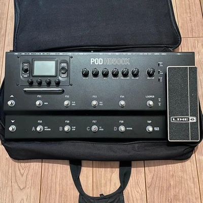 LINE6 POD HD500X Multi-Effects Guitar Processor Looper Expression Pedal Used - Image 1 of 4
