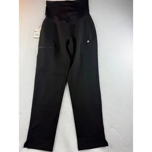 FIGS Pantalone Scrub Premaman Yola 2.0 XS Nero Nuovo con etichette - Foto 1 di 9