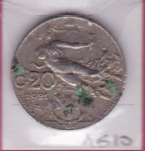 A610: Moneta Coin Vittorio Emanuele III - 20 Centesimi 1921 Libertà - Picture 1 of 1