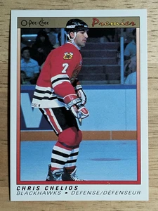 1990-91 OPC Premier #13 Chris Chelios - Picture 1 of 2