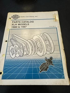 Used Harley Davidson Parts Catalog XLH Models 1986-1987 PN 99451-87 Manual - Picture 1 of 6