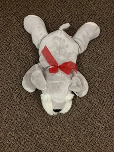 Holiday Time Schnauzer, Welpe Hund Plüschtier Stofftier 14 Zoll rote Schleife - Bild 1 von 4