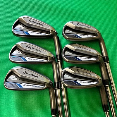 TaylorMade SPEEDBLADE Iron Set 6pcs 5-Pw Flex S Stiff KBS-C-TAPER90 Golf Clubs - Image 1 of 4