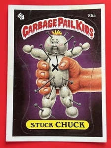 1986 Topps Garbage Pail Kids Series 3 #85a Stuck Chuck EX - Picture 1 of 2