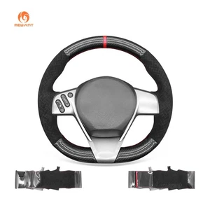 MEWANT DIY Hand Stitch Black Steering Wheel Cover Wrap for Scion TC 2010-2016 - Picture 1 of 9