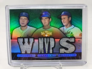 2007 Topps Triple Threads Relics /18 Emerald Don Larsen Lew Burdette Podres - Picture 1 of 3