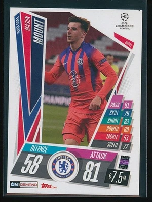 Mason Mount 2020-21 Topps Match Attax UCL On Demand Pack 2 #OD003 - Image 1 of 2