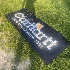 Carhartt Vintage Poster Sign Display Banner In Store 7 Ft -33.5” Big Large Rare - Picture 1 of 10