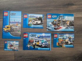 LEGO City Instruction Manual Pack (3179, 3177, 60127, 30012, 7286, 60041)