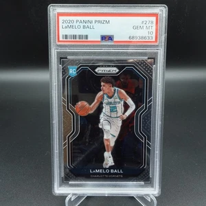 Tarjeta de novato #278 Panini NBA Prizm Lamelo Ball 2020-21 clasificación PSA 10 GEMA COMO NUEVA - Imagen 1 de 2