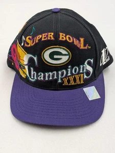 Green Bay Packers NFL Football Cap Super Bowl XXXI Logo Athletic Snapback - Picture 1 of 6