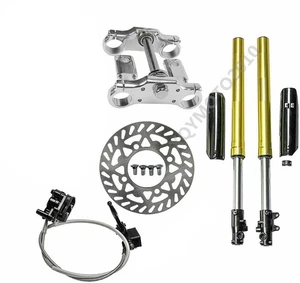 45/48mm Front Forks Triple Clamp Brake Rotor Dirt Bike for Apollo 70cc 110cc 125 - Foto 1 di 10