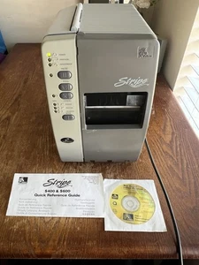 Zebra Stripe S600 Monochrome Thermal Label Barcode Printer S600-101-00200 Read - Picture 1 of 19