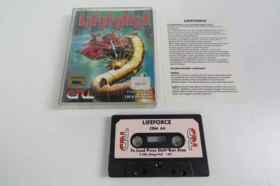 Lifeforce - Commodore 64 - C64 - Datasette / Kassette - CIB - OVP - Komplett ! - Bild 1 von 2