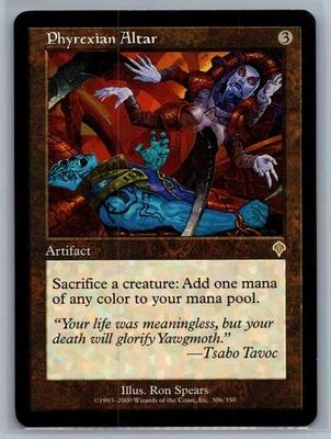 Mtg  Phyrexian Altar Invasion LP - Image 1 of 2