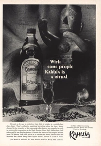 1967 Kahlua: Some People Kahlua Is Ritual Vintage Print Ad - Picture 1 of 1