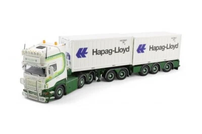 TEKNO 85208 Scania R500 6X2 + Semi Porta Contenitori 2 X 20 FT P.Van Der Hoeven - Immagine 1 di 4