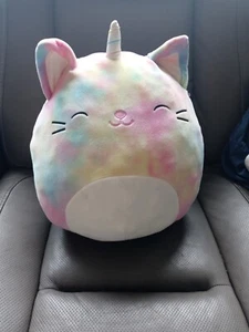 Original Squishmallow 12" Cabi The Caticorn Tie Dye Plush - Picture 1 of 5