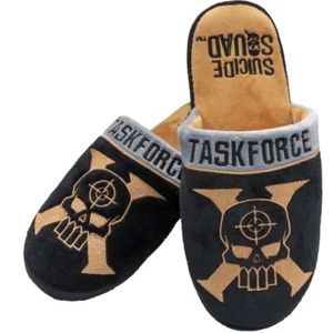 SUICIDE SQUAD - Taskforce X Slippers Mule UK Men's Size 5-7 (Groovy UK Ltd.) - Picture 1 of 1