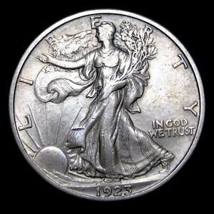 1923-S Walking Liberty Half Dollar Silver ---- Stunning Coin ---- #598W - Picture 1 of 2