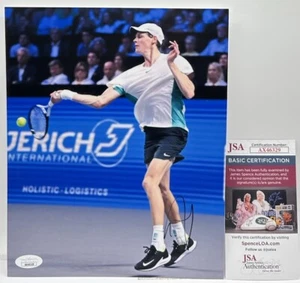 Jannik Sinner Signed 8x10 Photo Tennis Autographed Picture JSA COA - Picture 1 of 3