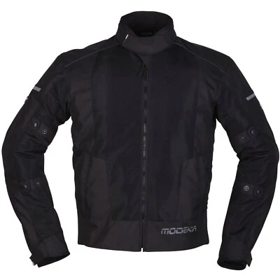 Herren Motorrad Jacke L - Modeka Veo Air - Sommer Textil Mesh schwarz - Bild 1 von 4
