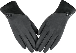 Womens Winter Warm Gloves with Sensitive Touch Screen Texting Fingers, Fleece Li - Picture 1 of 6
