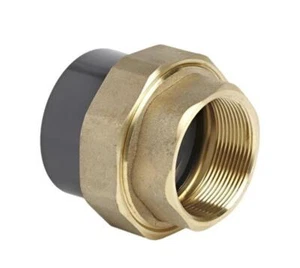 uPVC Composite Union - Female Brass - Picture 1 of 9