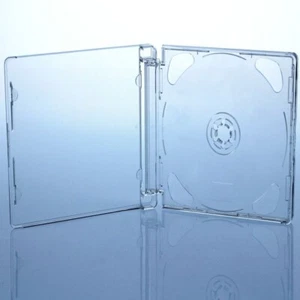 10 x Double Standard CD Super Jewel Box with Flip Tray 10.4mm Case for 2 Discs - Afbeelding 1 van 1
