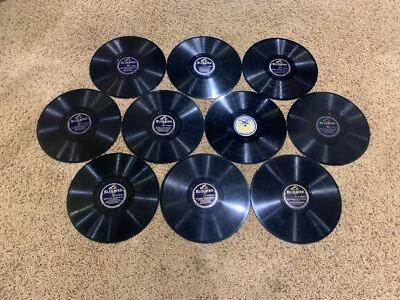 78 RPM Record Bluebird Jazz Dance Lot Of 30 Rare 10324-10683 Vintage Shellac - Image 1 of 4