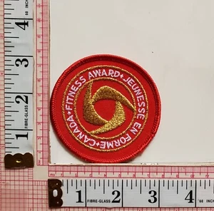 Participaction Fitness Canada Gold Award Jacket Vest Patch - Picture 1 of 1