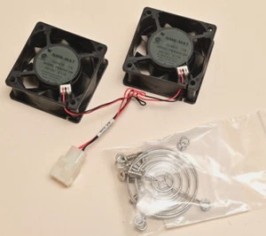 CANTIDAD 2 ventiladores NMB-MAT 12V CC con cable en paralelo 12V@0,17A FBA06A12M 60 mm con rejillas - Imagen 1 de 4