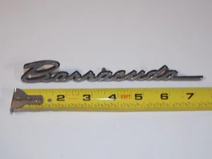 Vtg 1968 Plymouth Barracuda Car Vehicle Emblem Badge Fender 2898938 - Picture 1 of 6