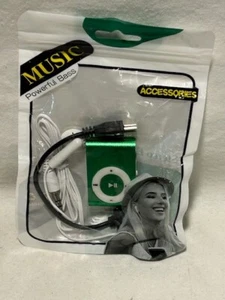 Mini USB Clip Sport MP3 Player Walkman Up To 32GB Micro SD Memory Card - Green - Picture 1 of 1