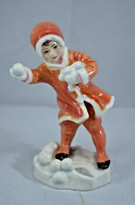 ROYAL WORCESTER FIGURINE - SNOWBALL - Picture 1 of 8