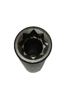 White USA Lineman socket 1/2" drive - 5/8", 8 point impact socket, 5" Long New - Picture 1 of 3