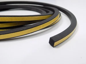 Moosgummi Dichtung Dichtungsprofil Profil Rechteck Profil 6x6mm (HxB) - Bild 1 von 1