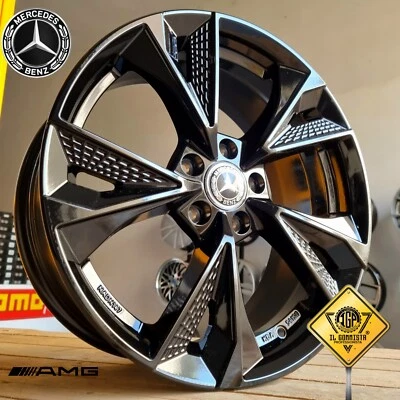 RS5 KIT 4 Cerchi In Lega 17" Compatibili con Mercedes Classe A w176 w177 B w247 - Imagen 1 de 4