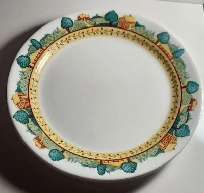 Corelle LANDSCAPE Pattern 3 Dinner Plates 10.25" Corning Ware Discontinued - Image 1 of 4