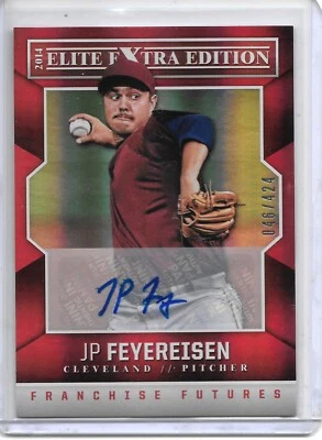 2014 Panini Elite Extra Edition JP FEYEREISEN AUTO RC /424 LOS ANGELES DODGERS! - Image 1 of 2