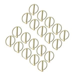 6 mm Lynch Pins Clip Klemme (Linchpin) Gestänge Verriegelungsstift 20 Stck. Traktor Anhänger - Bild 1 von 1