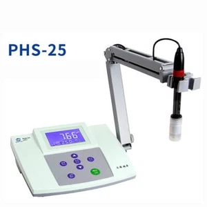 220V Digital Display Bench Acidity Meter PH Tester Water Quality DetectorPHS-25 - Imagen 1 de 4