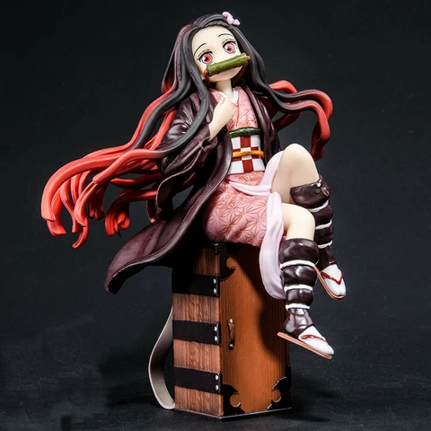 Demon Slayer: Kimetsu no Yaiba Kamado Nezuko Sit on Box 5.8" Action Figure Cover