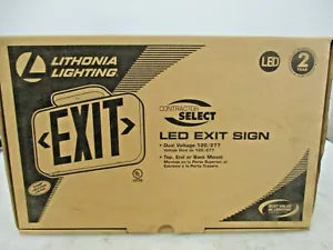 NUEVO LETRERO DE SALIDA LED ILUMINACIÓN LITONIA EXR LED EL M6 - Imagen 1 de 3