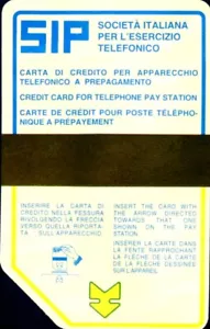 RIPRODUZIONE PRIMA SCHEDA TELEFONICA G P0 C&C 1000 SIDA ZERO USATA - CARTONCINO - Foto 1 di 2