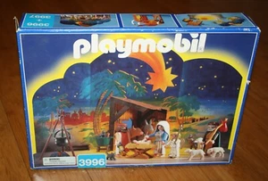 Belén Playmobil retirado Navidad Juego Set 3996 casi completo, caja - Imagen 1 de 5